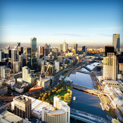 Melbourne CBD Aerial